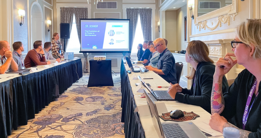 People training in a boardroom